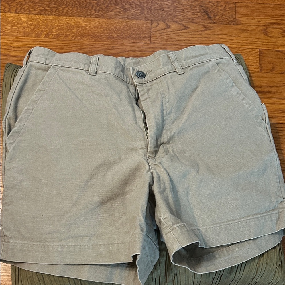 Patagonia shorts size 32, tan color. Please see all pics and ask any questions.